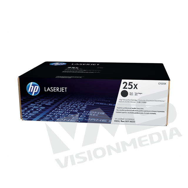 HP 25X HIGH YIELD BLACK TONER CARTRIDGE (CF325X)