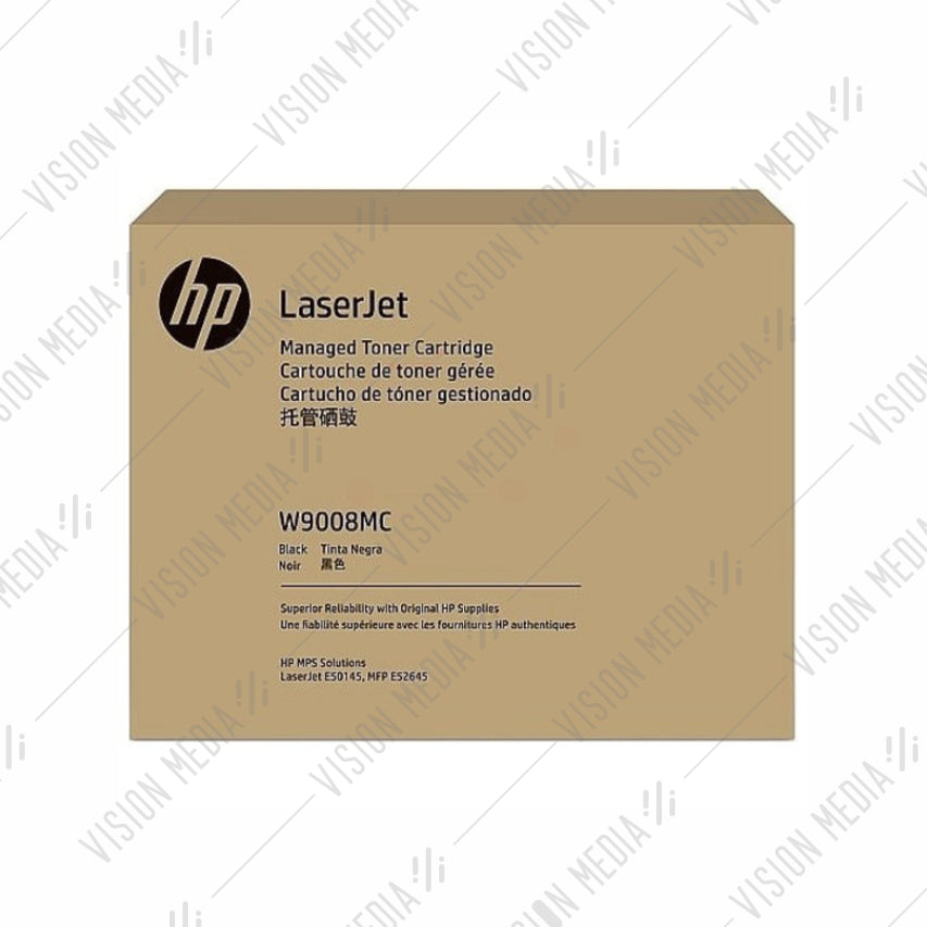HP BLACK MANAGED LASERJET TONER CARTRIDGE (W9008MC)