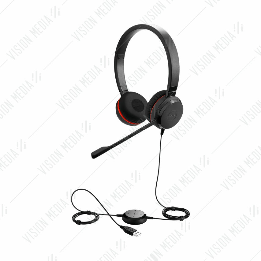 Ms Duo Jabra Evolve 20 Usb Stereo Headset Jabra EVOLVE 20 MS - Main Image