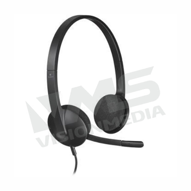 LOGITECH USB HEADSET H340 (BLACK) (981-000477)