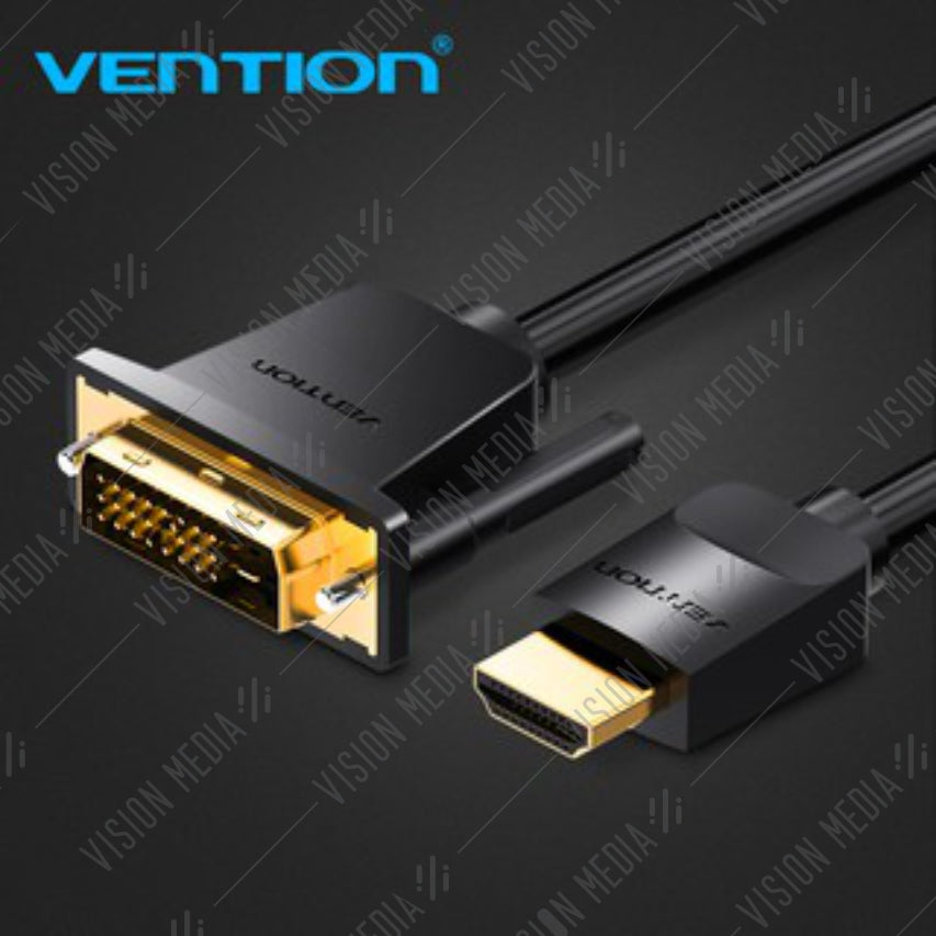 VENTION HDMI TO DVI-D (24+1) (M-M) CABLE 1.5M (ABFBG)