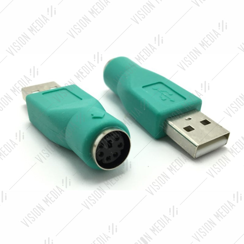 PS2 (FEMALE) TO USB (MALE) CONVERTOR ADAPTER