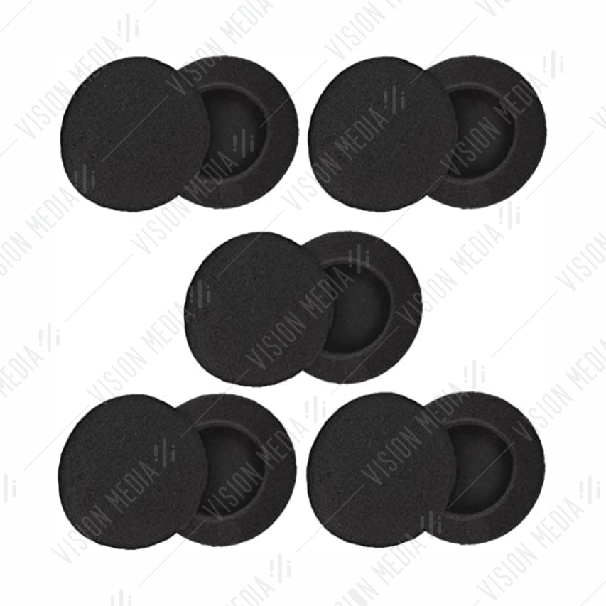 REPLACEMENT EAR CUSHION FOAM FOR LOGITECH H340 (5 SETS/PACK)