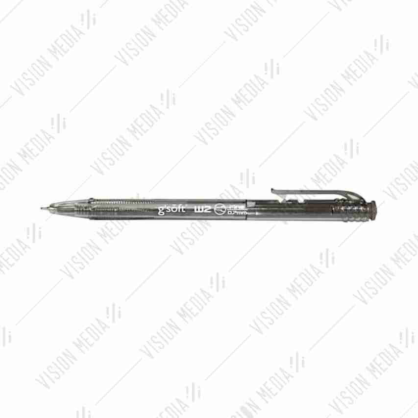 G'SOFT W2 RETRACTABLE BALL PEN 0.7MM