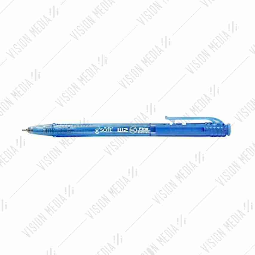 G'SOFT W2 RETRACTABLE BALL PEN 0.7MM