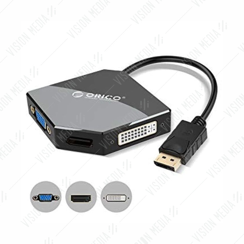 ORICO DISPLAYPORT TO HDMI/VGA/DVI ADAPTER (DPT-HDV3)