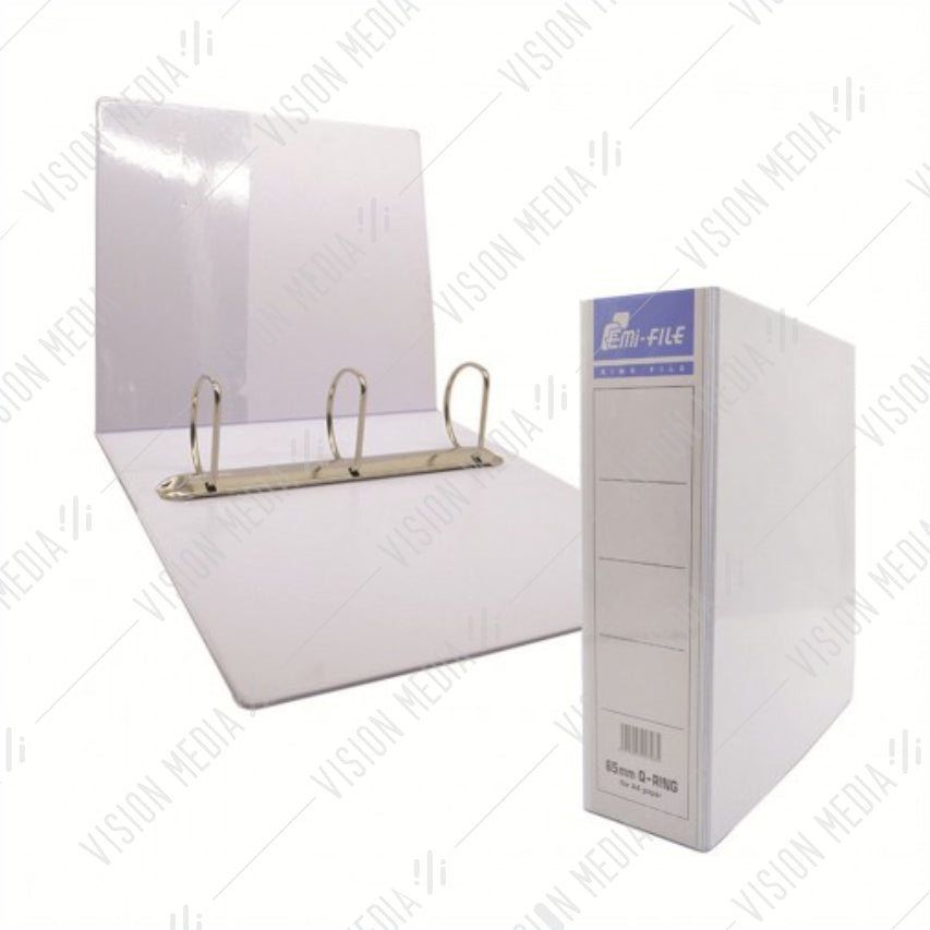 EMI 65MM PVC 3D RING INSERTER BINDER FILE A4 SIZE