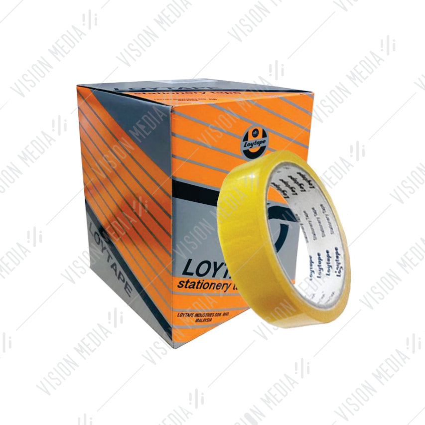 STATIONERY TAPE 24MM X 40M (LOYTAPE) Vision Media Supplies