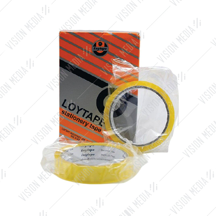 STATIONERY TAPE 18MM X 40M (LOYTAPE)