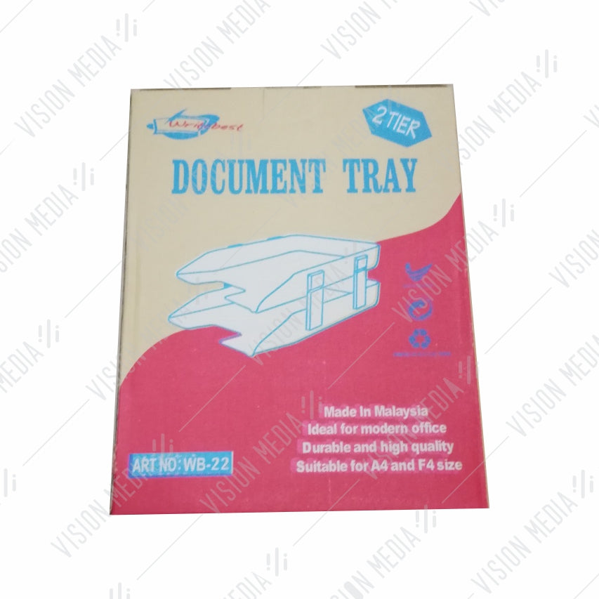 WRITEBEST 2 LAYER DOCUMENT TRAY (WB-22)