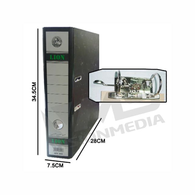 LION LEVER ARCH FILE 403A (75MM) (3")