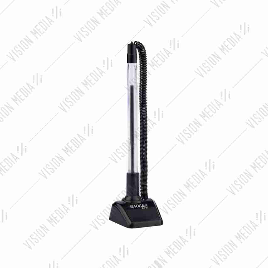 COUNTER TOP ROLLER BALL POINT PEN WITH SECURE BASE