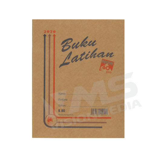 SOFT COVER EXERCISE BOOK 80 PAGES