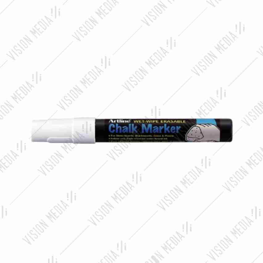 ARTLINE CHALK MARKER 2.0.MM WHITE (EPW4) Vision Media Supplies