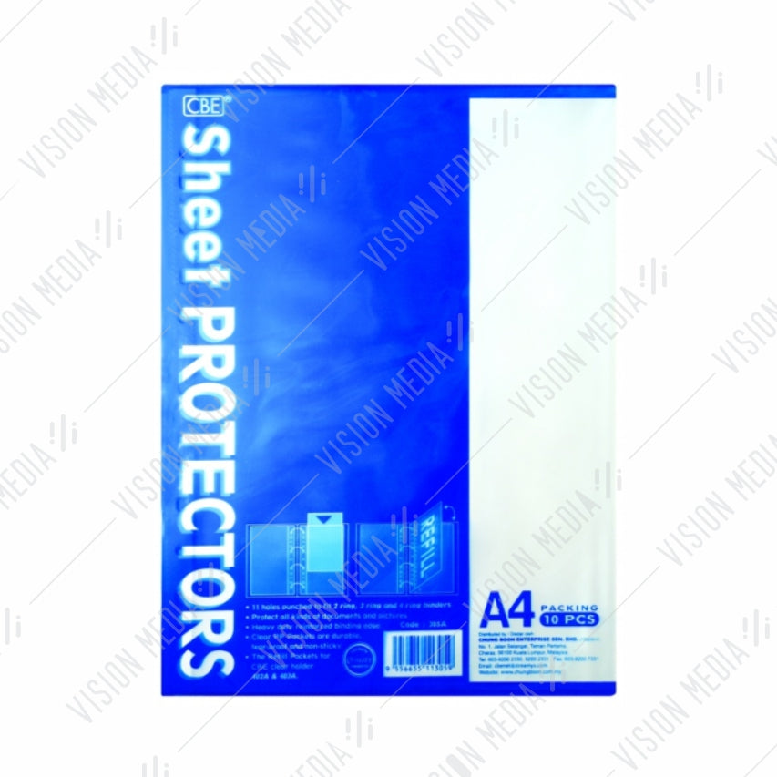 SHEET PROTECTOR, 11 HOLES, A4 (10 SHEETS) (305A)