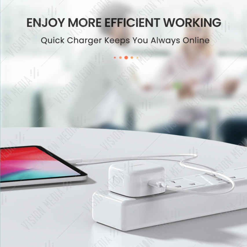 UGREEN UK PLUG TO USB-C 20W PD FAST CHARGER
