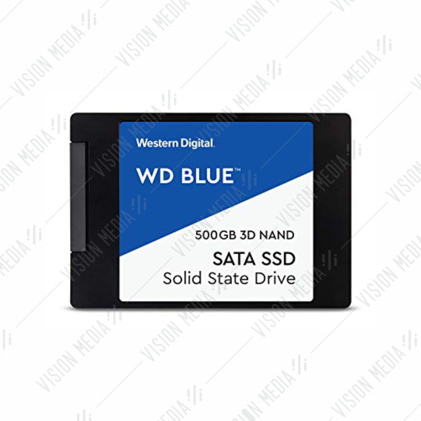 WD BLUE 2.5" SATA III 3D NAND SSD 500GB (WDS500G2B0A)