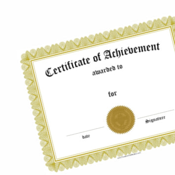 Certificates & Custom Cards
