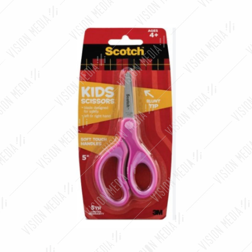 3M SCOTCH 5" KIDS SCISSORS WITH SOFT TOUCH HANDLES (1442B)