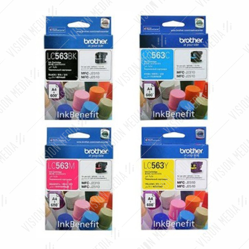 BROTHER CYAN INK CARTRIDGE (LC-563C)