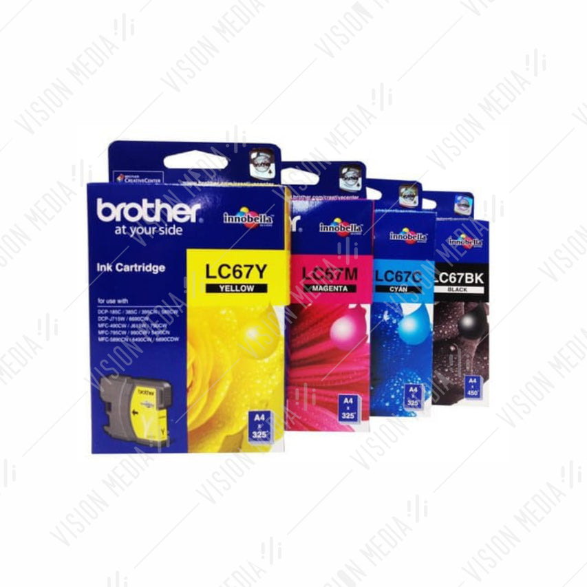 BROTHER MAGENTA INK CARTRIDGE (LC-67M)