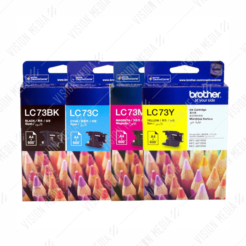 BROTHER CYAN INK CARTRIDGE (LC-73C)