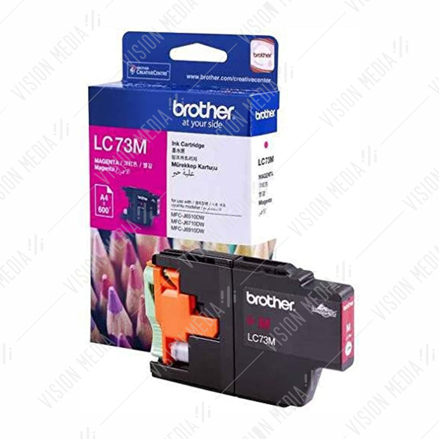 BROTHER MAGENTA INK CARTRIDGE (LC-73M)