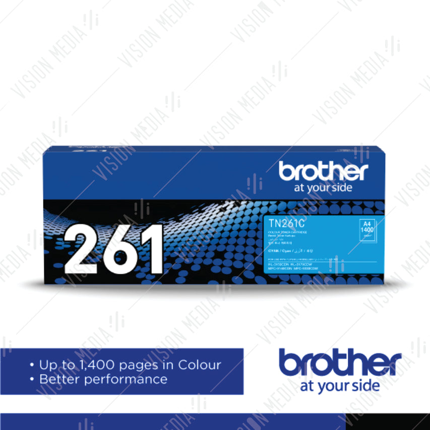 BROTHER CYAN TONER CARTRIDGE (TN-261C)