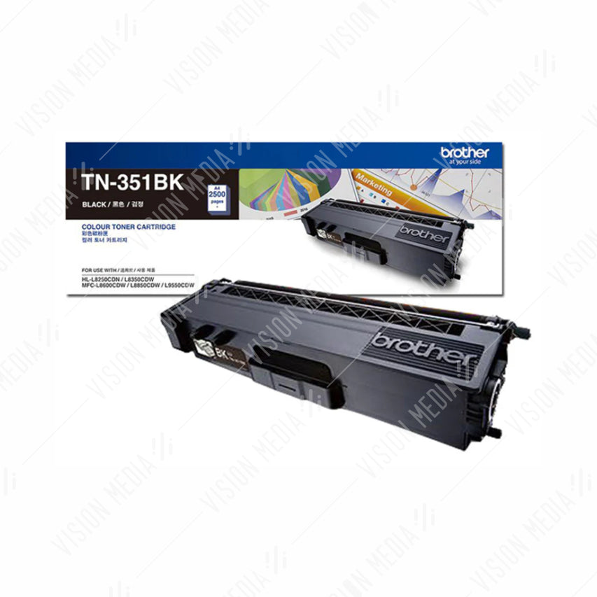 BROTHER BLACK TONER CARTRIDGE (TN-351BK)