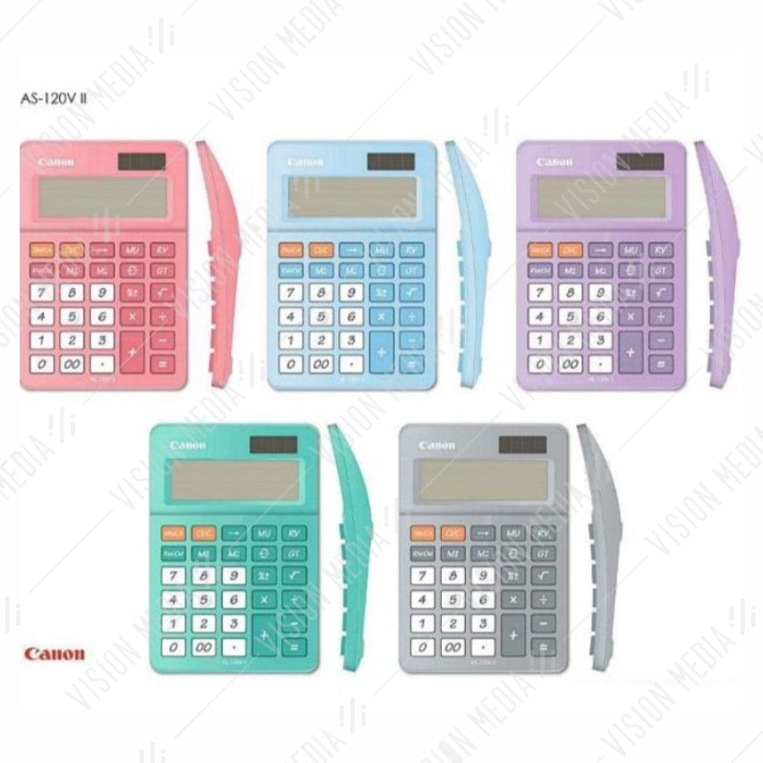 CANON 12-DIGIT COMPACT CALCULATOR (AS-120V II)