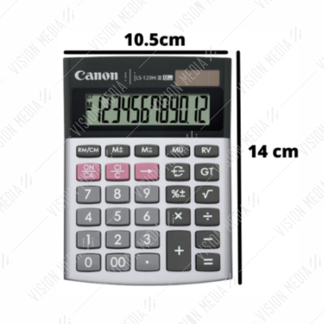 CANON LS-120HI III 12 DIGITS CALCULATOR