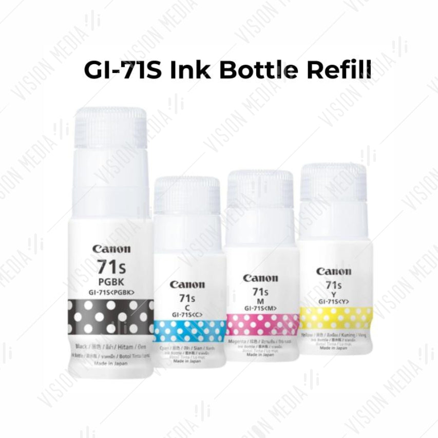 CANON BLACK INK BOTTLE 40ML (GI-71S BK)