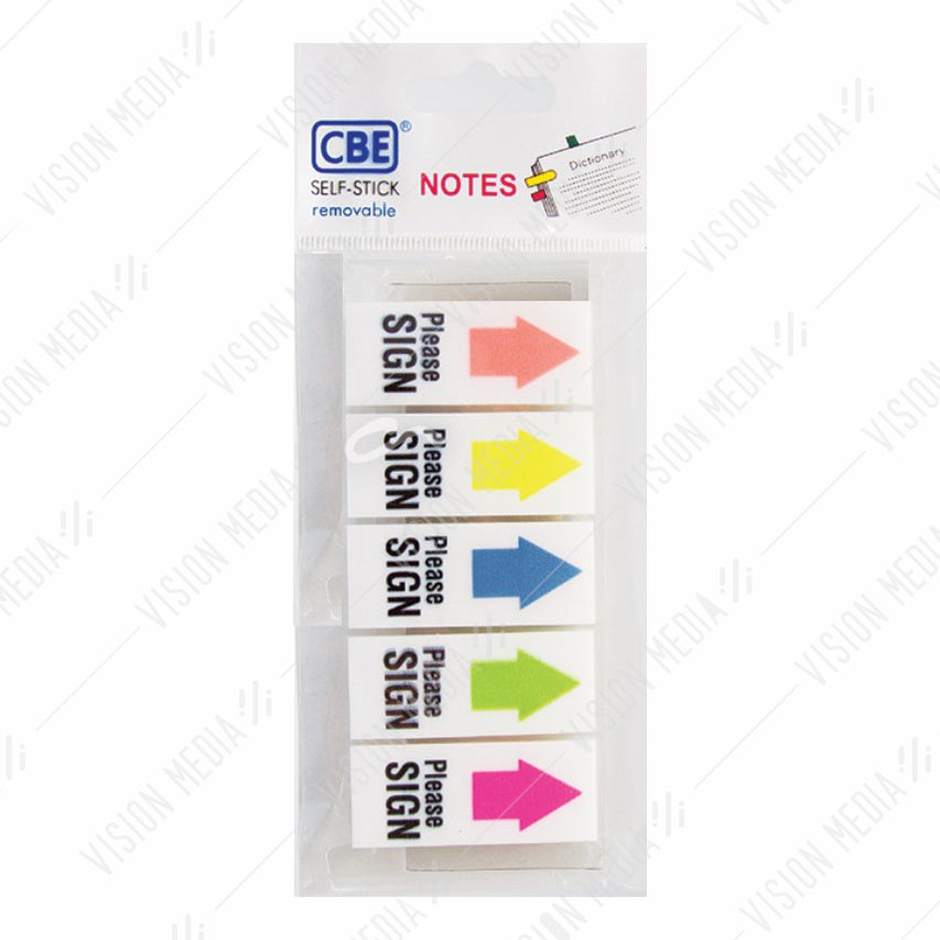 CBE PLEASE SIGN STICK ON NOTES FILM FLAG (48MM X 20MM) (14021)