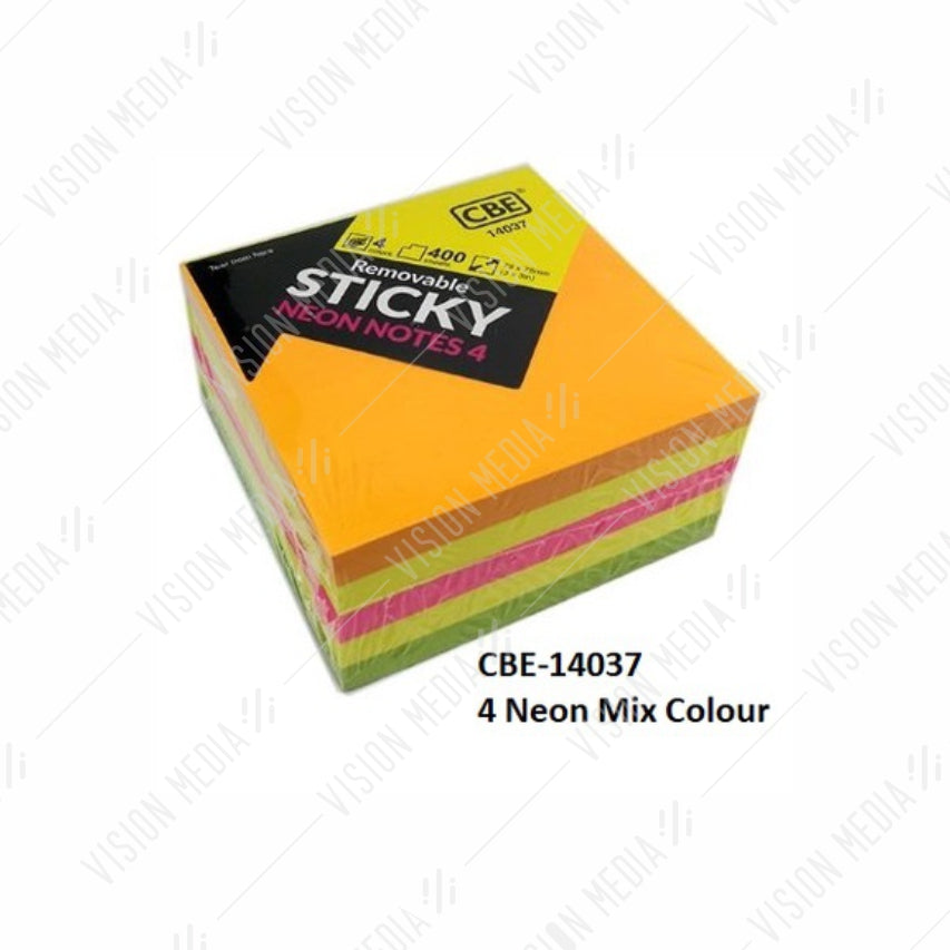 OEM STICK ON NOTES 76MM X 76MM (3