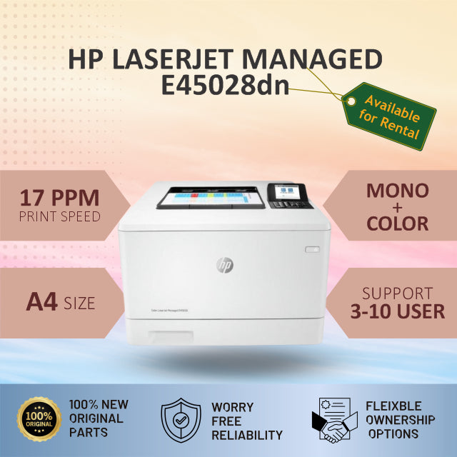 HP Color LaserJet Managed E45028dn (RENTAL)