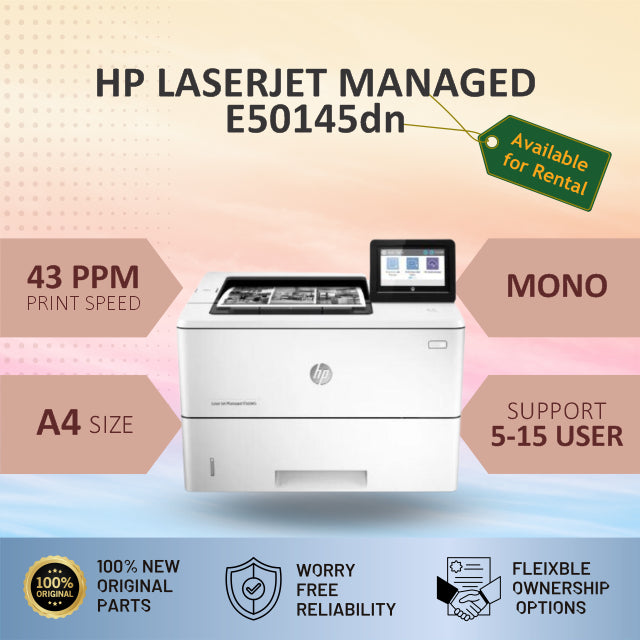 HP LASERJET MANAGED E50145DN (RENTAL)