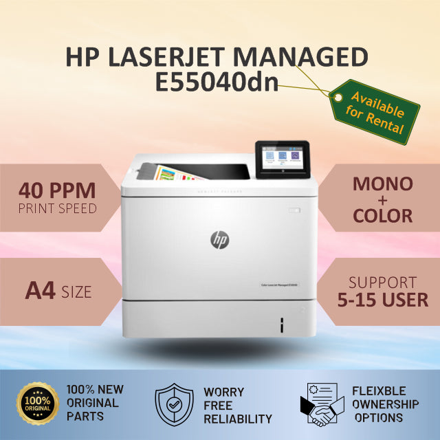 HP Color LaserJet Managed E55040dn(RENTAL)