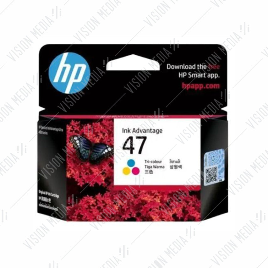 HP 47 TRI-COLOR INK ADVANTAGE CARTRIDGE (6ZD61AA)