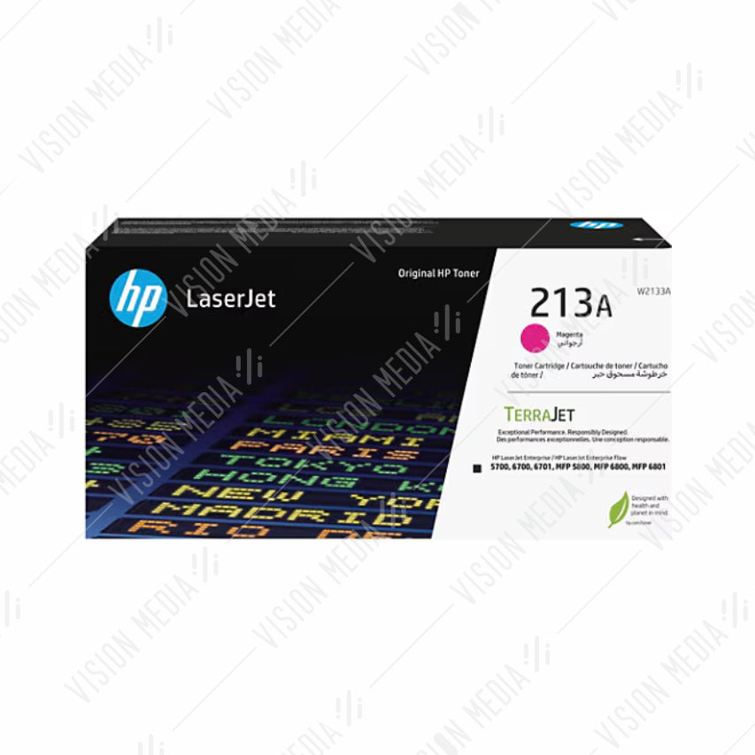 HP 213A MAGENTA LASERJET TONER CARTRIDGE (W2133A)