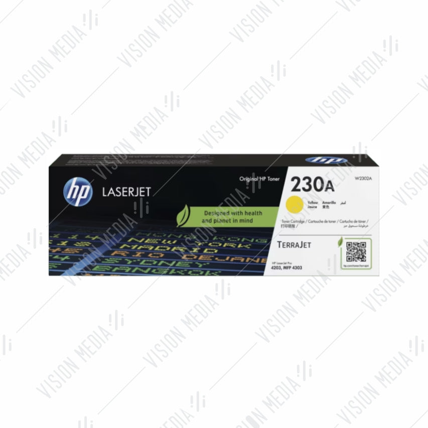 HP 230A YELLOW TONER CARTRIDGE (W2302A)