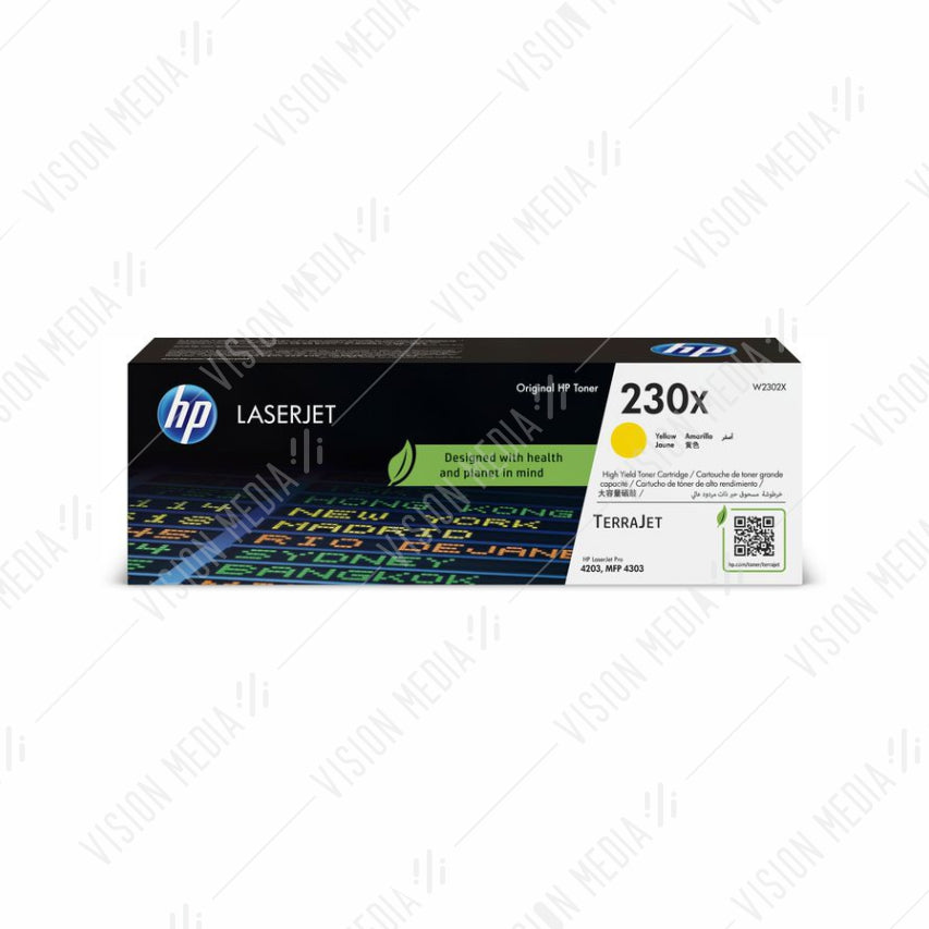 HP 230X HIGH YIELD YELLOW TONER CARTRIDGE (W2302X)