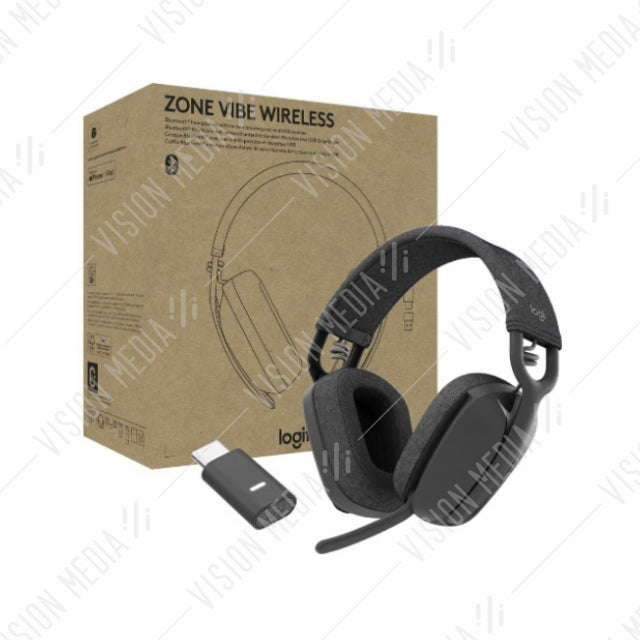 LOGITECH ZONE VIBE WIRELESS NBT HEADSET (TEAMS) (981-001442)