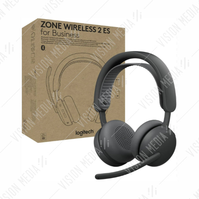 LOGITECH ZONE WIRELESS 2 ES HEADSET (UC) (981-001499)
