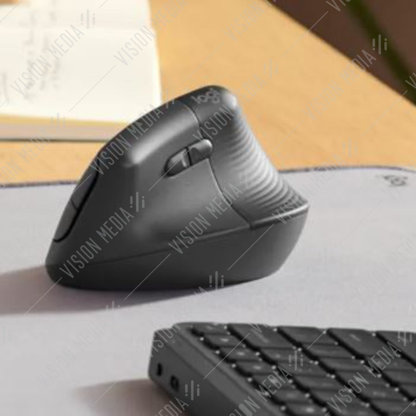 LOGITECH LIFT VERTICAL ERGONOMIC MOUSE FOR BUSINESS (GRAPHITE)