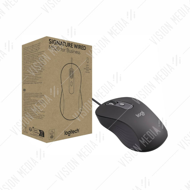 LOGITECH M520 MOUSE FOR BUSINESS (GRAPHITE)(910-007512)
