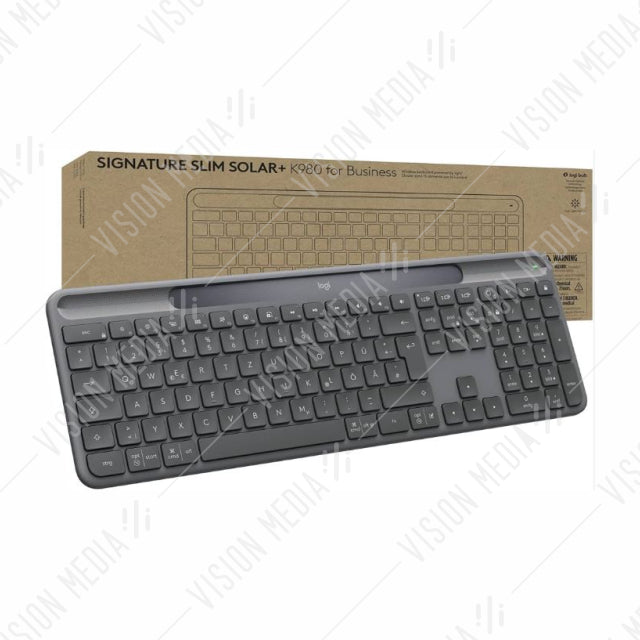 LOGITECH SLIM SOLAR+ K980 FOR BUSINESS GRAPHITE (920-013781)