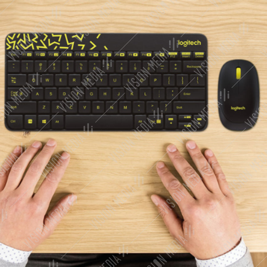 LOGITECH MK240 NANO WIRELESS COMBO (BLACK) (920-008202)