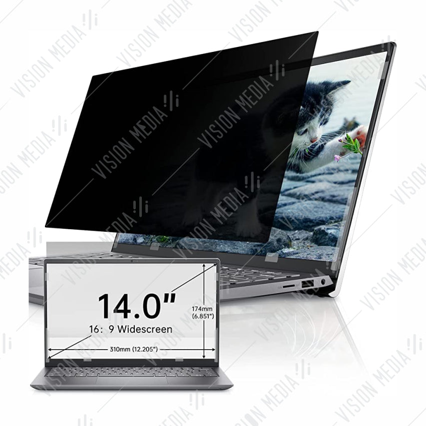 OEM 14.0" ANTI-GLARE PRIVACY FILTER FOR 16:9 LAPTOP SCREEN