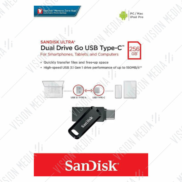SANDISK ULTRA DUAL DRIVE GO TYPE C 64GB (SDDDC3-064G-G46)
