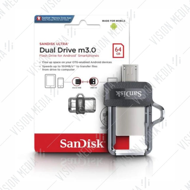 SANDISK ULTRA DUAL DRIVE USB M3.0 64GB (SDDD3-064G-G46)